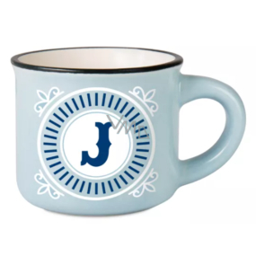 Hrnček na espresso Albi - písmeno J 45 ml