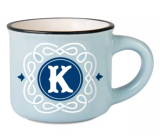 Hrnček na espresso Albi - písmeno K 45 ml