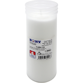 Bony sviečka hrobová, náhradná náplň 03, priemer 5,6 cm, výška 17 cm, horenie 90 h, 240 g