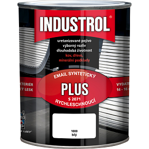 Industrol Plus vrchná farba na kov i drevo S2071, 1000 biela, 750 ml