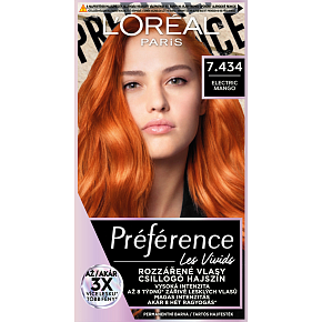 L'oreal Paris Préférence Vivid Colors farba na vlasy, Electric Mango 7.434