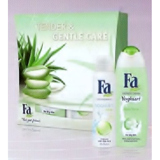 Fa Yoghurt Aloe Vera sprchový gel 250 ml + deosprej 150 ml, kozmetická sada