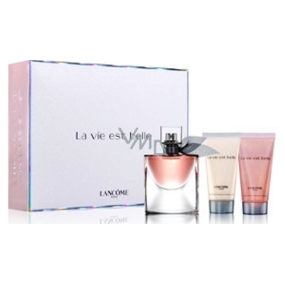 Lancome La Vie Est Belle toaletná voda pre ženy 30 ml + telové mlieko 50 ml + sprchový gél 50 ml, darčeková sada pre ženy