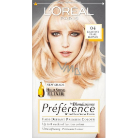 Loreal Paris Préférence Blondissimes farba na vlasy B04 veľmi svetlá blond perleťová