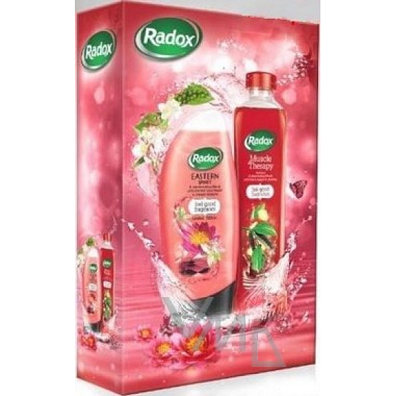 Radox Eastern Spirit sprchový gél 250 ml + kúpeľová pena 500 ml, kozmetická sada