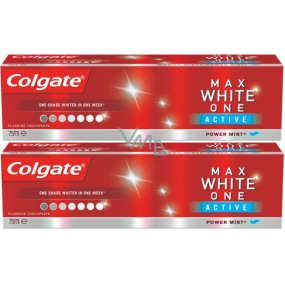 Colgate Max White One Active zubná pasta 2 x 75 ml, duopack