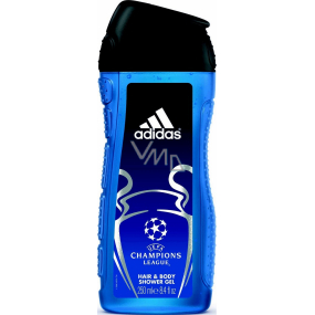 Adidas Champions League sprchový gél na telo a vlasy pre mužov 250 ml