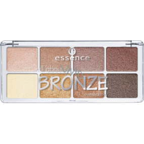 Essence All About Bronze Eyeshadow paletka očných tieňov 01 Bronze 9,5 g