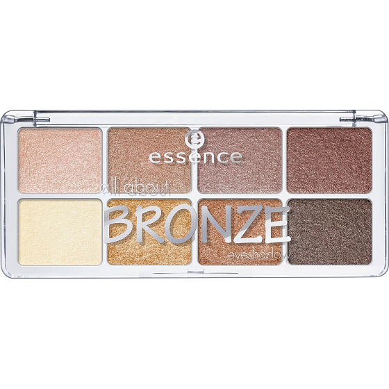 Essence All About Bronze Eyeshadow paletka očných tieňov 01 Bronze 9,5 g