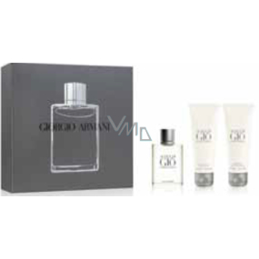 Giorgio Armani Acqua di Gio toaletná voda 50 ml + sprchový gel 75 ml + balzam po holení 75 ml, darčeková sada