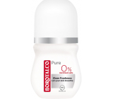 Borotalco Pure guľôčkový antiperspirant deodorant roll-on unisex 50 ml