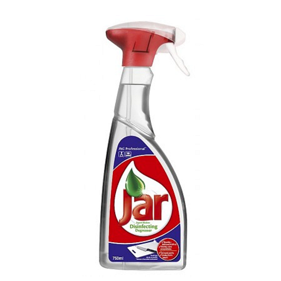 Jar Disinfecting Degreaser Kuchynský dezinfekčný odmasťovací prostriedok 750 ml rozprašovač