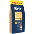 Brit Premium Adult M pre dospelých psov stredných plemien 10-25 kg - 15 + 3 kg Kompletné prémiové krmivo