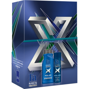 Fa Men Xtreme Polar sprchový gel 400 ml + dezodorant sprej pre mužov 150 ml, kozmetická sada