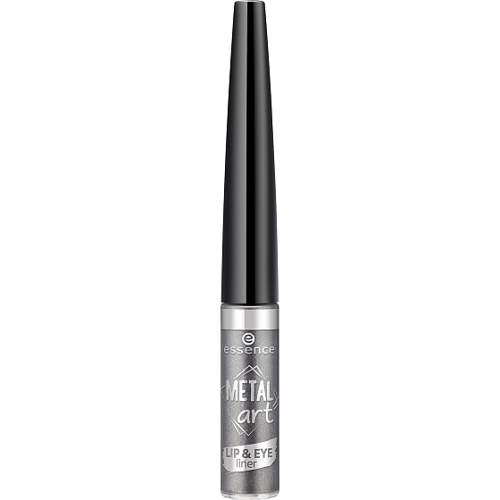 Essence Metal Art Lip & Eye Liner tekuté linky na pery a oči 01 Steel the Show 3,5 ml