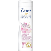 Dove Nourishing Secrets Rozžiarujúca Rituál Lotosový kvet a ryžová voda telové mlieko 250 ml