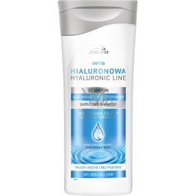 Joanna Hyaluronic Line šampón s kyselinou hyalurónovou na suché vlasy bez lesku 200 ml