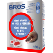 Bros Mäkká návnada na myši, potkany a potkany 150 g