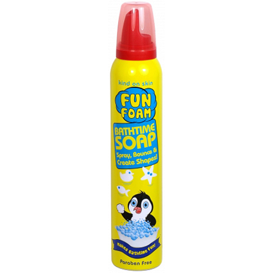 Xpel Fun Foam Bathtime Soap Penguin pena do kúpeľa pre deti 225 ml