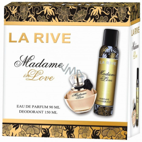 La Rive Madame in Love toaletná voda pre ženy 90 ml + dezodorant sprej 150 ml, darčeková sada