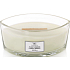 Woodwick Fig Leaf & Tuberose - Figový list a tuberóza vonná sviečka s dreveným širokým knôtom a viečkom loď 453 g