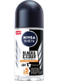 Nivea Men Black & White Invisible Ultimate Impact guličkový antiperspirant dezodorant roll-on 50 ml