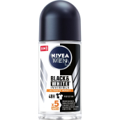 Nivea Men Black & White Invisible Ultimate Impact guličkový antiperspirant dezodorant roll-on 50 ml