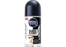 Nivea Men Black & White Invisible Ultimate Impact guličkový antiperspirant dezodorant roll-on 50 ml