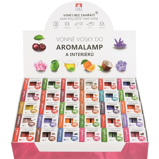 Kozák Box - prírodný voňavý vosk do aromalámp a interiérov 30 kusov x 30 g