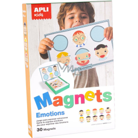 Apli Edukačná hra s magnetmi - Vyjadrenie emócií 30 magnetov vek 3+