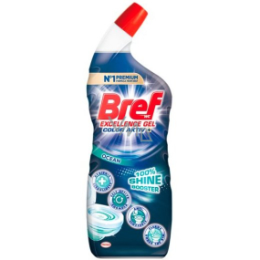 Bref Excellence Gel Color Aktiv Ocean tekutý toaletný gél proti vodnému kameňu 700 ml