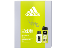 Adidas Pure Game toaletná voda 50 ml + sprchový gél 250 ml, darčeková sada pre mužov