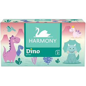 Harmony Dino 2-vrstvové papierové vreckovky v krabičke, 150 ks