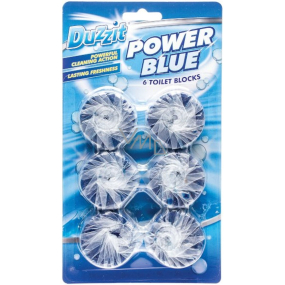 Duzzit Power Blue WC čistiaci blok 6 kusov