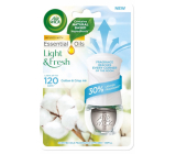 Air Wick Essential Oils Cotton & Crisp Air - sada elektrických osviežovačov vzduchu Fresh Cotton 19 ml