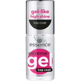Essence Extreme Gel krycí lak na nechty 01 Gloss to Go 8 ml