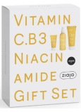 Ziaja Vitamín C.B3 Niacinamide ranný pleťový krém 50 ml + telový balzam 200 ml + pleťový tonik sprej 190 ml, kozmetická sada
