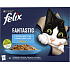Felix Fantastic kapsičky pre mačky s lososom, platýsomerom, tuniakom a treskou, 12 × 85 g