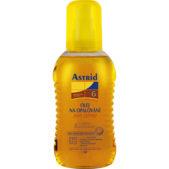Astrid Sun F6 Beta-karotén olej na opaľovanie 200 ml