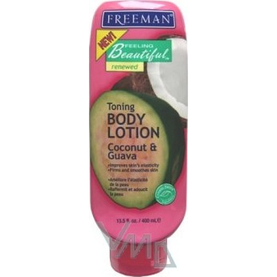 Freeman Feeling Beautiful Kokos a Guava tonizačný, spevňujúce telové mlieko 400 ml