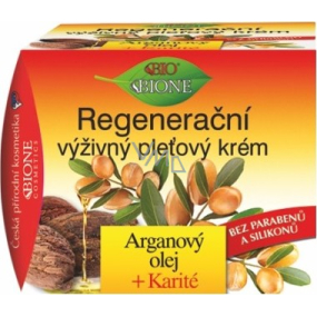 Bione Cosmetics Arganový olej & Karité regeneračný výživný pleťový krém pre všetky typy pleti 51 ml