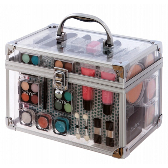 Technic Essential transparent kozmetický kufor