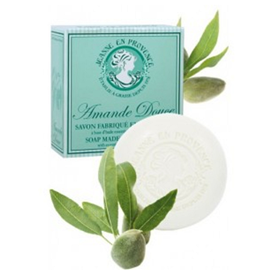 Jeanne en Provence Amanda Douce Sladké mandle tuhé toaletné mydlo 100 g