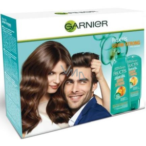 Garnier Fructis Grow Strong posilňujúci šampón 250 ml + posilňujúci balzam 200 ml, kozmetická sada
