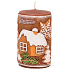 Candles Vianočné perník vonná sviečka valec 60 x 100 mm