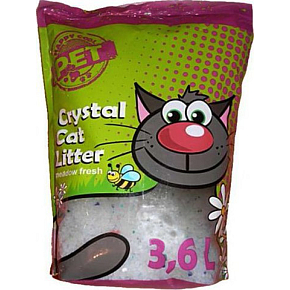 Silica Happy Cool Pet Meadow Fresh Podstielka vysoko absorpčný ekologické silikónové s vôňou pre mačky 3,6 l