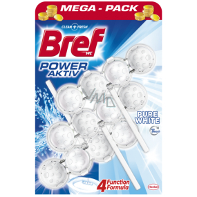 Bref Power Aktiv 4 Formula Pure White WC blok 3 x 50 g