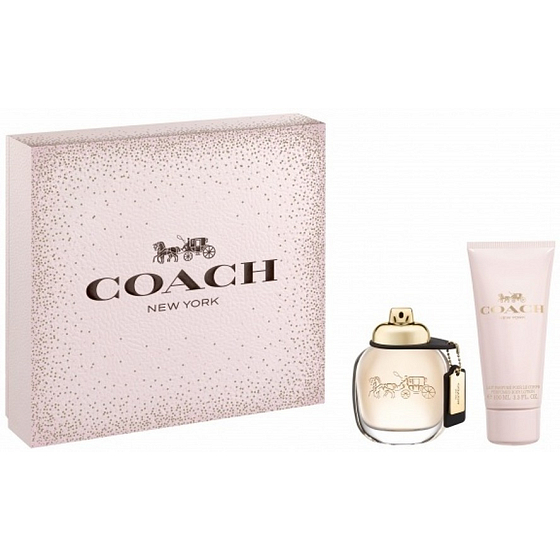 Coach Eau de Parfum toaletná voda pre ženy 50 ml + telové mlieko 100 ml, darčeková sada