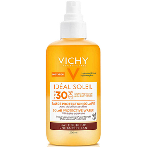 Vichy Capital Soleil SPF30 ochranný sprej s beta-karoténom na podporu zjednotenia tónu pokožky a zvýšenie opálenia 200 ml