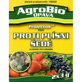 AgroBio Protectus Proti plesni sivej na zelenine, viniči a jahôd fungicíd - prípravok na ochranu rastlín 2 x 3 g